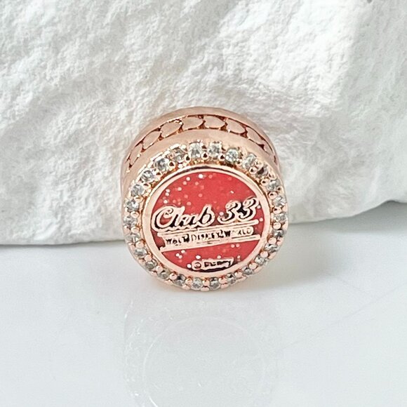 Pandora Club 33 Rose Gold Plating Charm - Picture 4 of 4